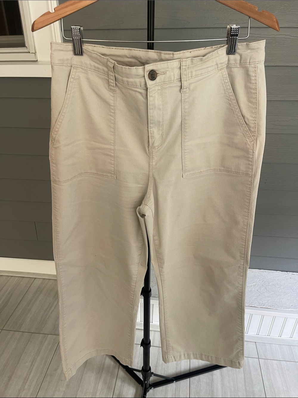 Style & Co. Wide Leg Pants in Light Beige Size 12